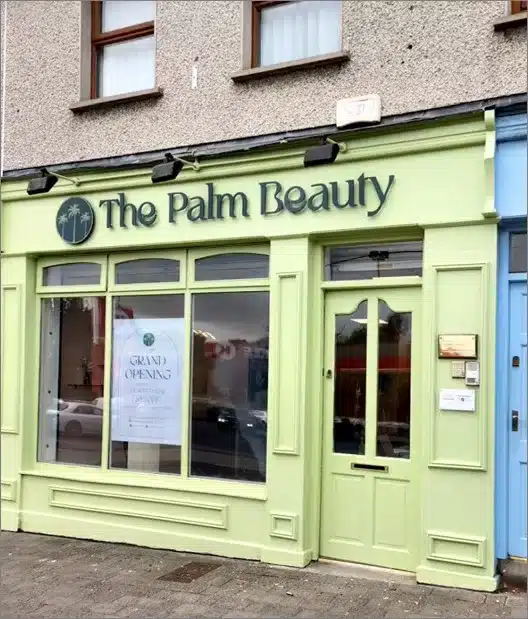 The Palm Beauty Shop Front 3D LetteringCharisma