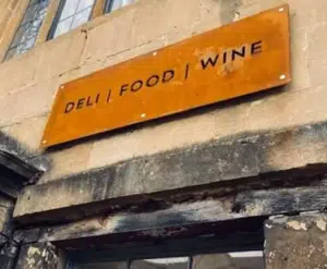 Corten Steel Sign